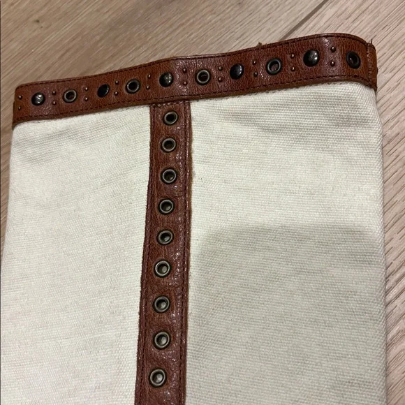 FRYE canvas and leather boots - Picture 6 of 16